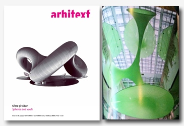 Spheres and voids - Green Void in Arhitext magazine